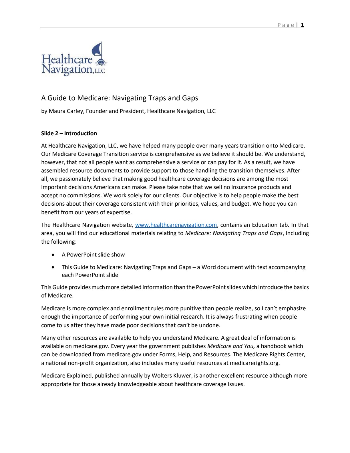 MedicareTrapsGapsGuideupdates 2 9 2025 page 1